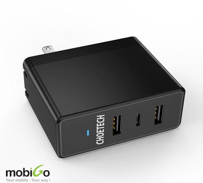 Sạc nhanh Choetech USB-C 39W Wall Charger