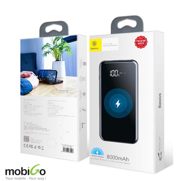 Sạc dự phòng Baseus Q2 8.000mAh