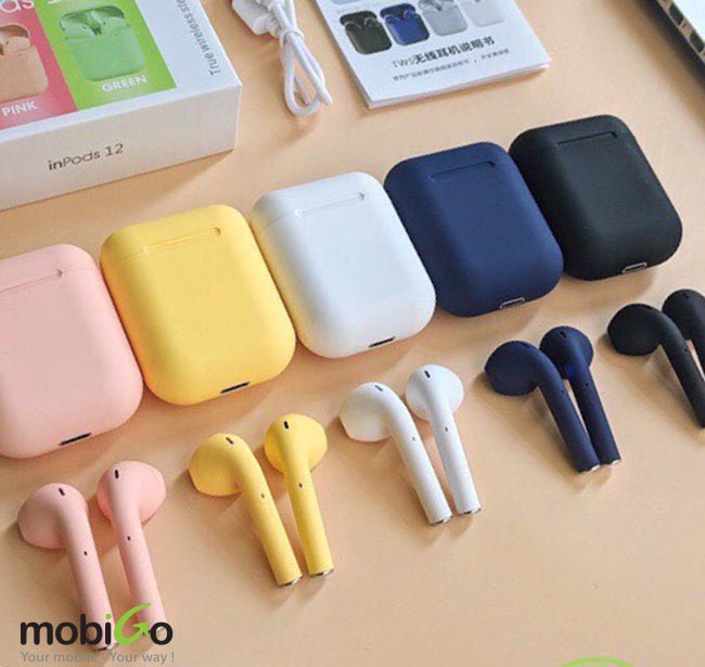Tai nghe bluetooth không dây cảm ứng Inpods 12 TWS